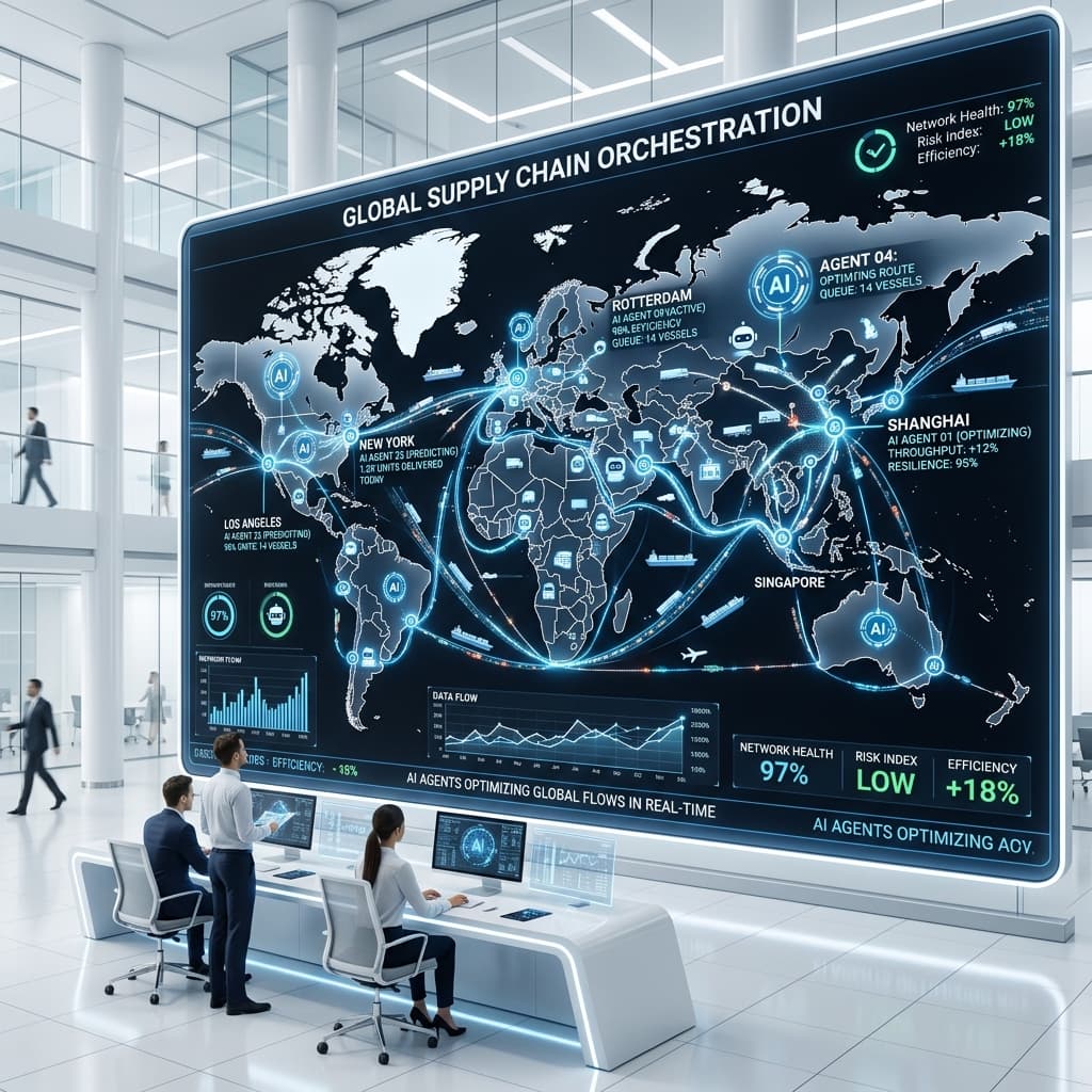 AI in Supply Chain Orchestration: Achieving End-to-End Visibility and Control